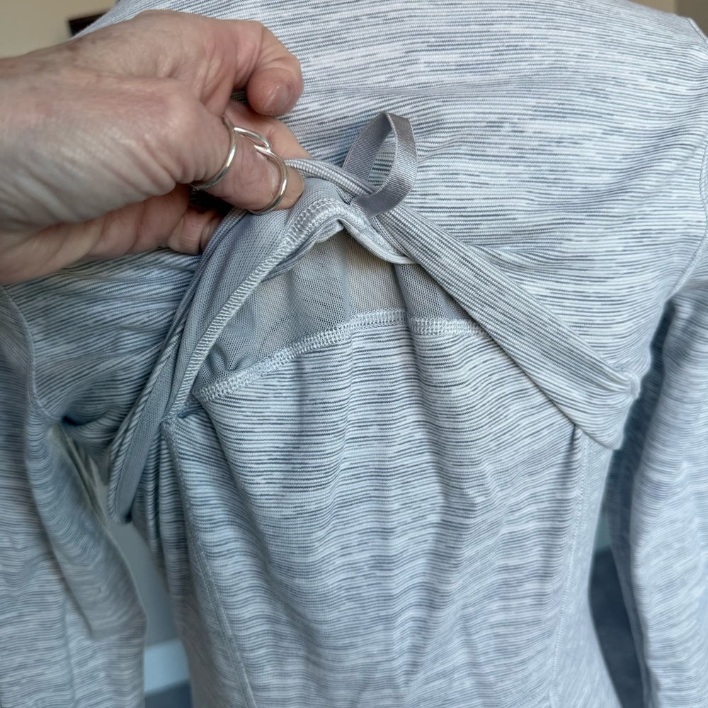 Lululemon Define Jacket Light Grey Heathered Fitt… - image 3